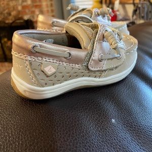 Sperry Baby Walker Shoes in Beige and Cream
